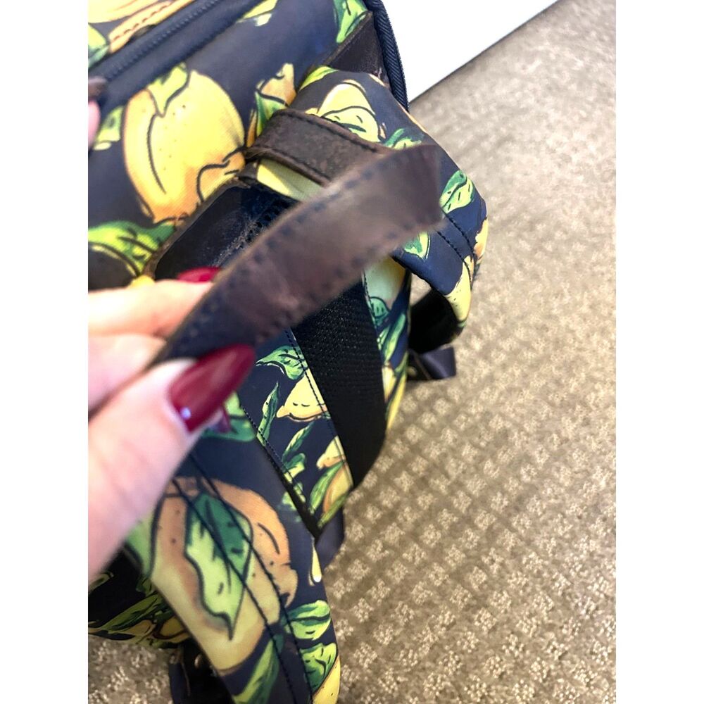 Patricia Nash Lemon Print Backpack - Picture 12 of 12